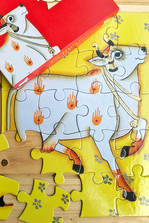 Froggmag "Pichwai Cows" 20 Pieces Jigsaw Puzzle