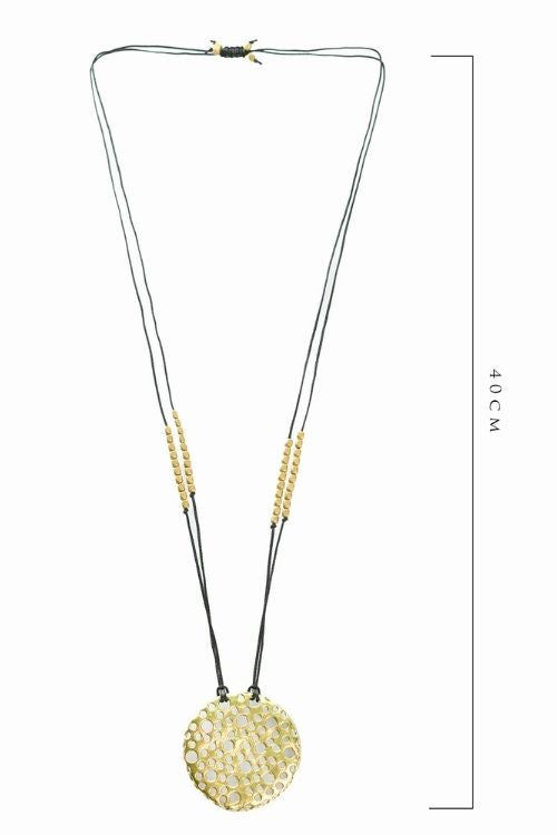 Miharu Dokra Round and Round Pendent