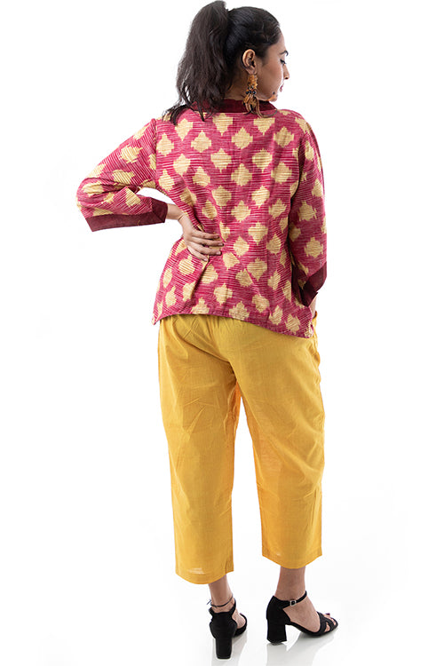 Creative Bee 'ZULU' Handwoven Ikat Cotton Shrug
