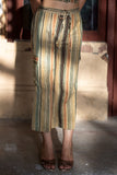Creative Bee 'DIVINE' Natural Dyed Hand Block Printed Straight Pants