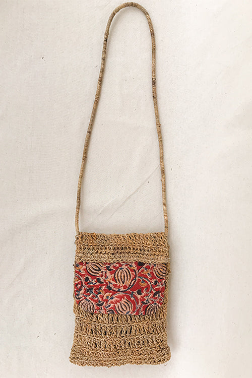 Gramya Handcrafted Banana Fibre Small Gypsy Bag