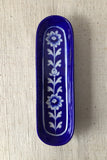 Ram Gopal Blue Pottery Handcrafted 'Serving Tray ' Blue White