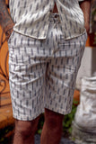 Okhai 'Genuine' Pure Cotton Ikat Shorts (Inseam 10") | Rescue