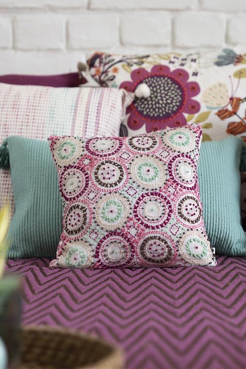 Onset Homes Ripples Cushion Cover- Carribean Holiday