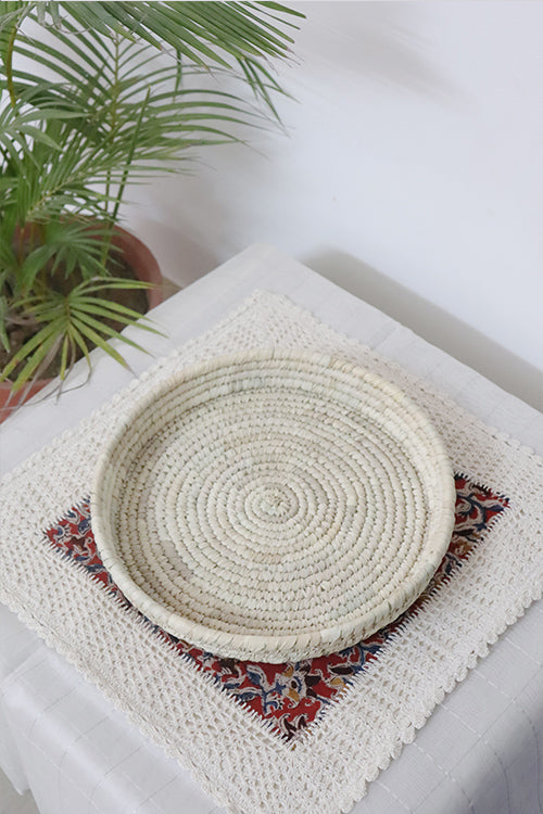 Whe Sustainable Handmade Sabai Grass Box Tray