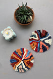 House Of Macrame 'Aztec' Handcrafted Coasters (Set Of 2)
