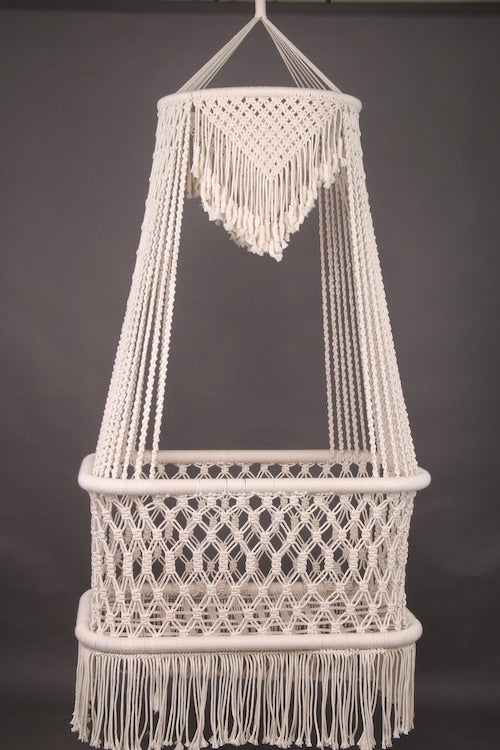 House Of Macrame Handcrafted Hanging Cradle