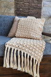 House Of Macrame Handcrafted Sofa Throw