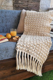 House Of Macrame Handcrafted Sofa Throw