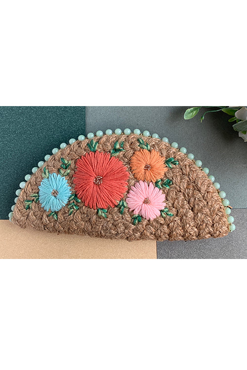 Dhaaga Pastel Bouquet in Sea Green Pearls