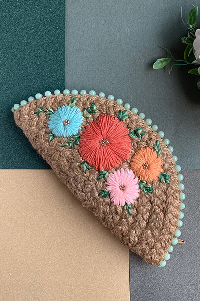 Dhaaga Pastel Bouquet in Sea Green Pearls