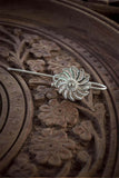 Silver Linings "Chakri" Silver Filigree Handmade Juda Pin