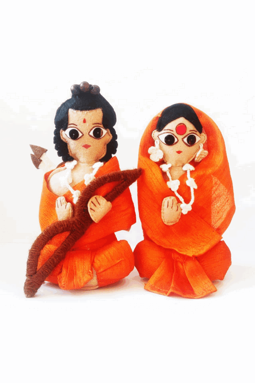 "Svatanya" Handcrafted Eco-Friendly Rama & Sita