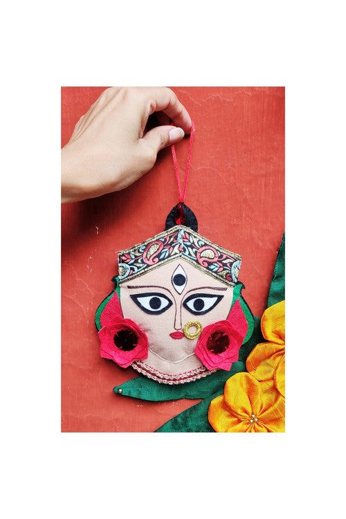 "Svatanya" Handcrafted Eco-Friendly Durga Face Charm