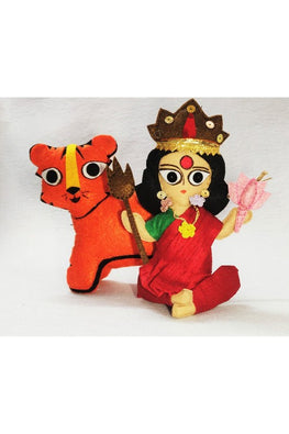 "Svatanya" Handcrafted Eco-Friendly Durga & Tiger
