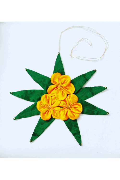"Svatanya" Handcrafted Eco-Friendly Marigold & Mango Leaf Toran