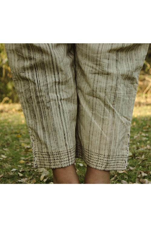 Sadhna 'Biri' Beige cotton pants
