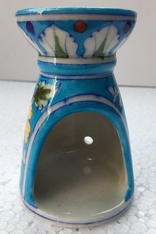 Blue Pottery Handcrafted 'Aroma' Candle Stand-77