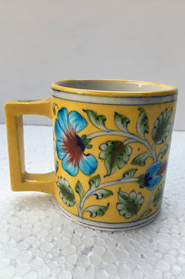 Blue Pottery Handcrafted Coffee Mug-119