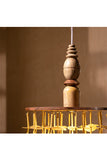 Genda Phool Wood Pendant Lamp
