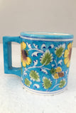 Ram Gopal Blue Pottery Handcrafted 'Coffee Mug ' Blue Mug-A