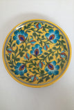 Ram Gopal Blue Pottery Handcrafted 'Pate ' Yellow Wall Hanging-71
