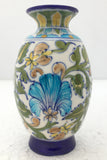 Ram Gopal Blue Pottery Handcrafted 'Lotha Vase ' White Vase-44