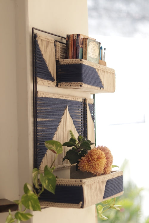 Noir Recycled Cotton Wall Organizer