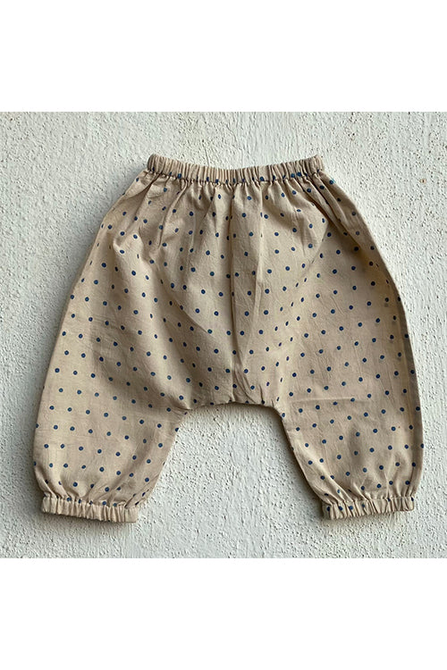 Whitewater Kids Unisex Organic Indigo Raidana Kurta Top With Matching Pants