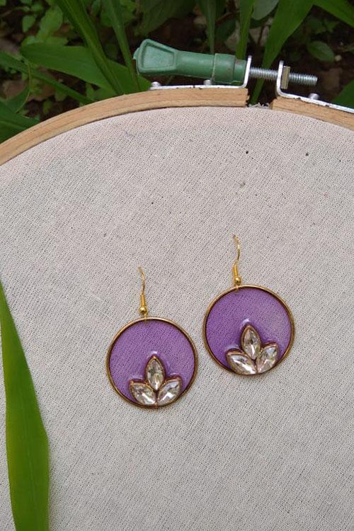 Whebyabira-Purple Round Enamel Drop
