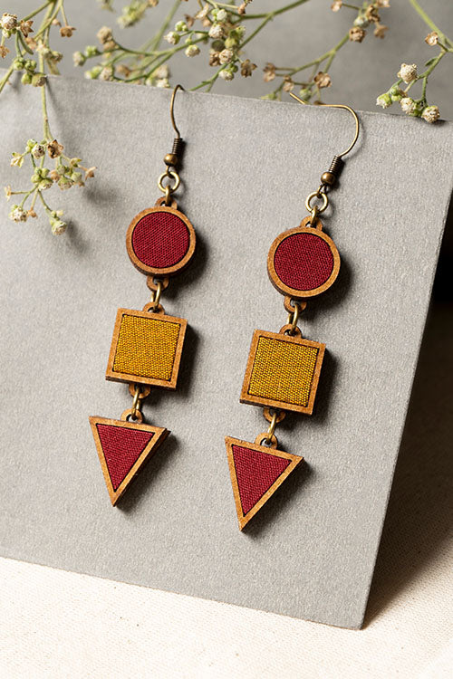 Whebyabira Geometrical Festive Earrings