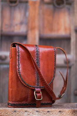 Jawaja Leather Handrcrafted Long Bag