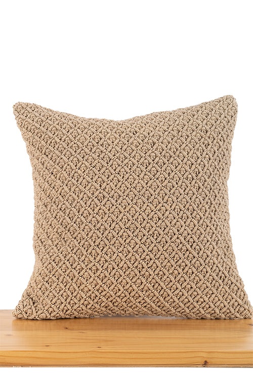 Jewel Hand Knitted Cotton Cushion Cover Online