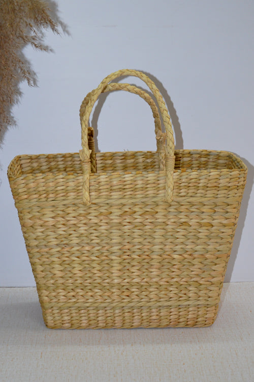 Dharini Kauna Grocery Basket Bag Natural