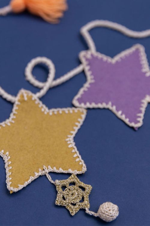 Samoolam Handmade Kids Room Decor Bunting ~ Stars