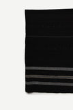 Ikai Asai-Regalia Black Table Cover
