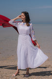 Okhai 'Crescent' Embroidered Cotton Dress