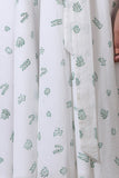 Okhai 'Cacti Garden' Hand Block Printed Pure Cotton Dress | Relove