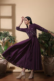 Okhai ‘Night Garden’ Hand Embroidered Pure Cotton Fit & Flare Dress