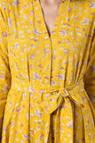 Okhai 'Sunbird' Hand Block Printed Pure Cotton Dress | Rescue