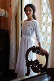 Okhai 'Fire Fly' Mirror Work Pure Cotton Dress