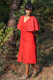 Okhai 'True Love' Hand Embroidered Pure Cotton Dress