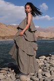 Okhai 'Wildfire' Hand Block Printed Cotton Dress