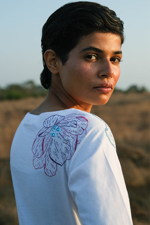 Okhai 'Layla' Hand Embroidered and Mirrorwork Dress