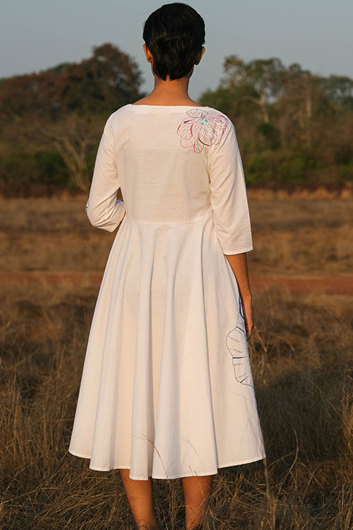 Okhai 'Layla' Hand Embroidered and Mirrorwork Dress