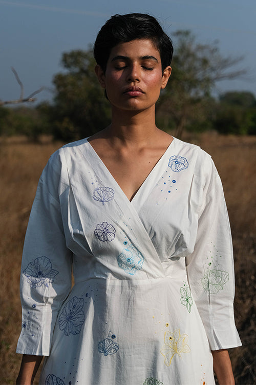Okhai 'Cecelia' Hand Embroidered and Mirrorwork Dress