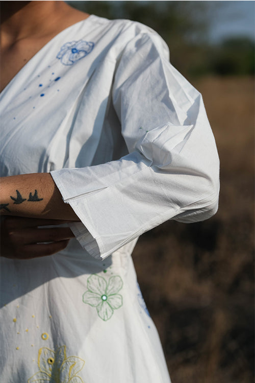 Okhai 'Cecelia' Hand Embroidered and Mirrorwork Dress