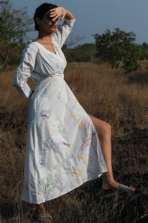 Okhai 'Cecelia' Hand Embroidered and Mirrorwork Dress