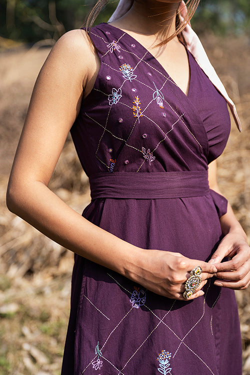 Okhai 'Italian Passion' Hand Embroidered Mirror Work Dress