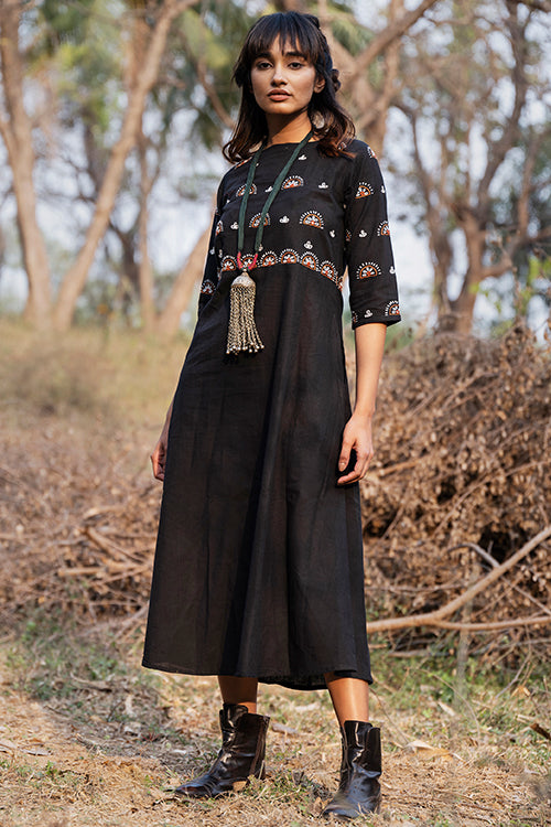 Okhai 'Caviar' Hand Embroidered Pure Cotton Dress